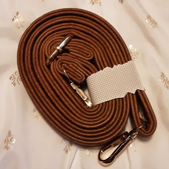 NWT Jen & Co. Connar Vegan Striped Tote w/long strap for crossbody - Picture 8 of 9